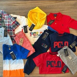 NWT’s Polo Ralph Lauren boys size 4/4t. Shirt and shorts bundle